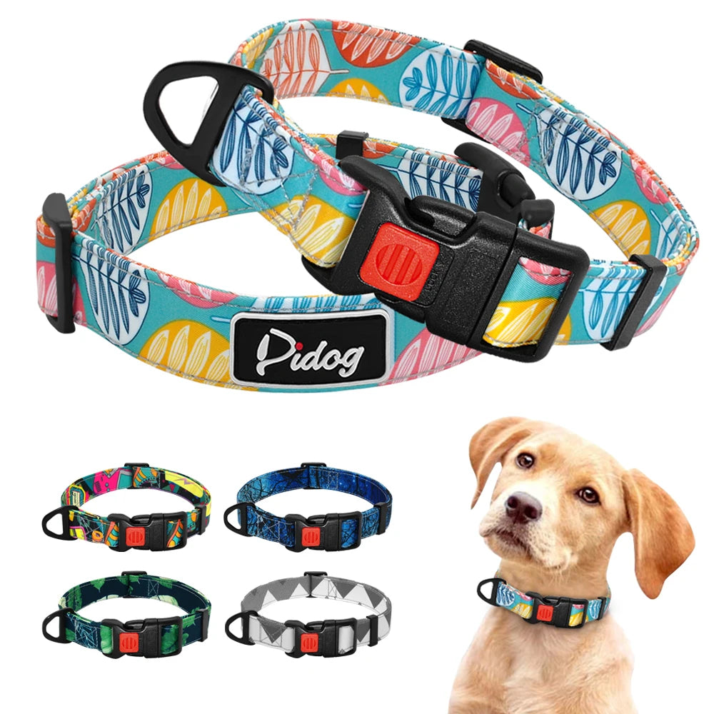 Printed Nylon Dog Collar